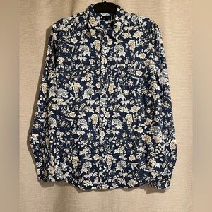 Good Man Brand Floral Cotton Button Up Shirt